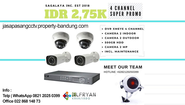 Promo Paket CCTV Murah Bandung Spesial Maret